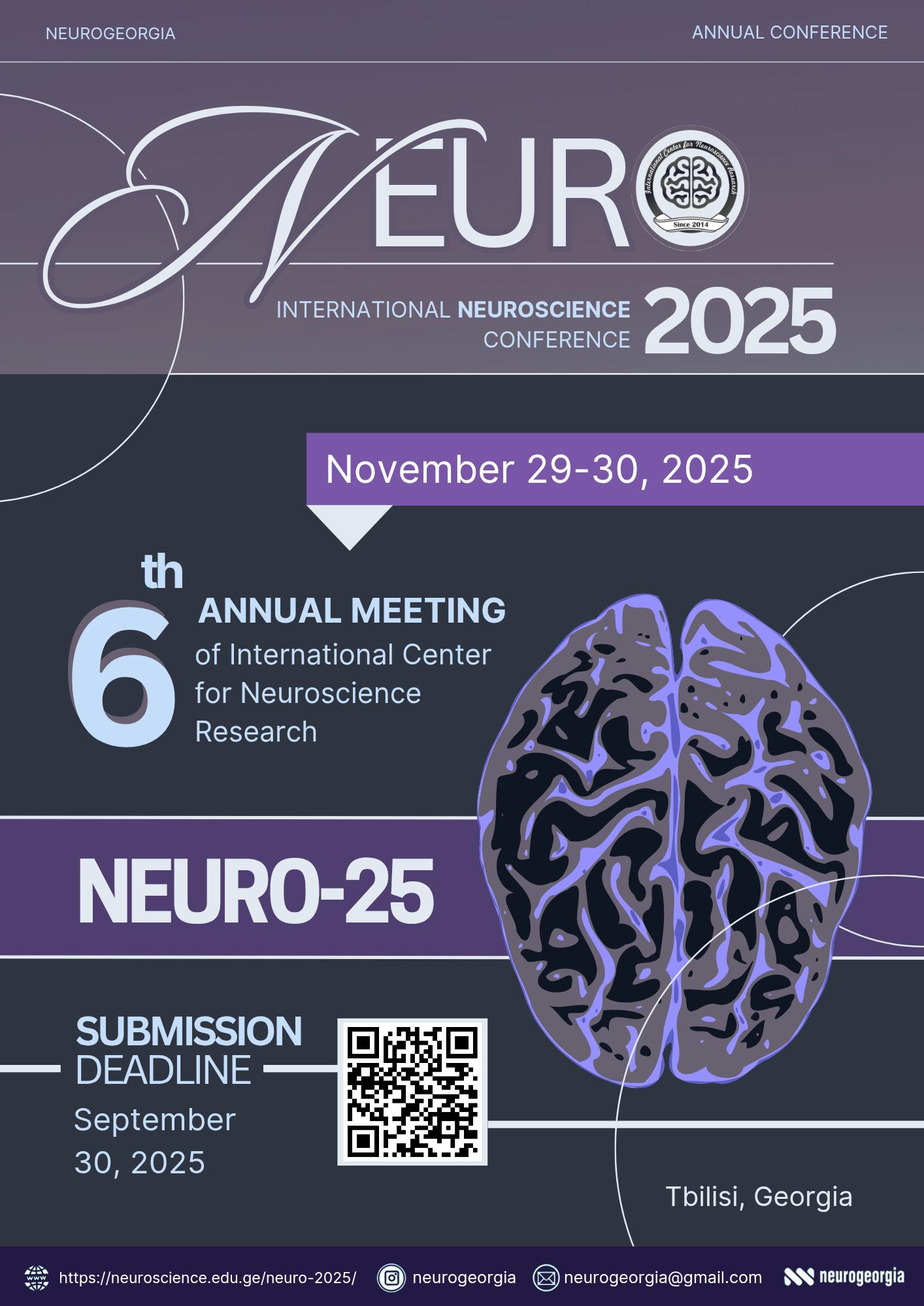 Neuro 2025 - Regular registration